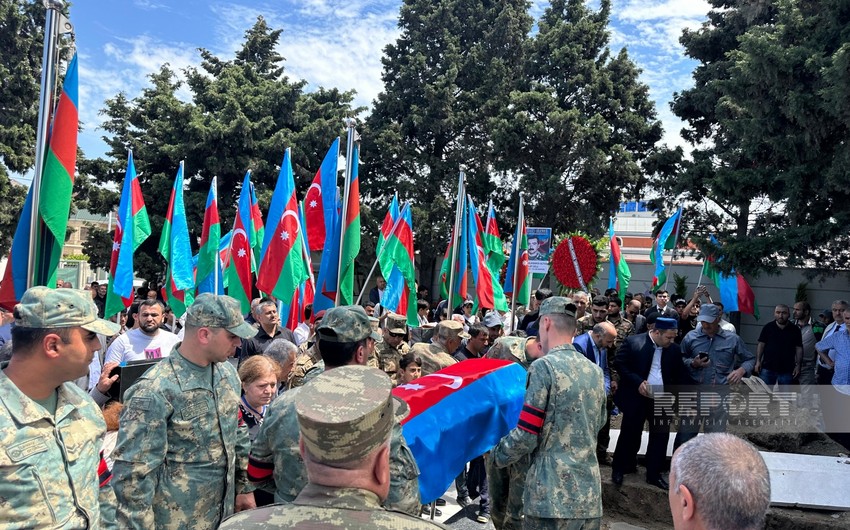 Şəhid Əliyar Ələkbərov dəfn olunub (Yenilənib)